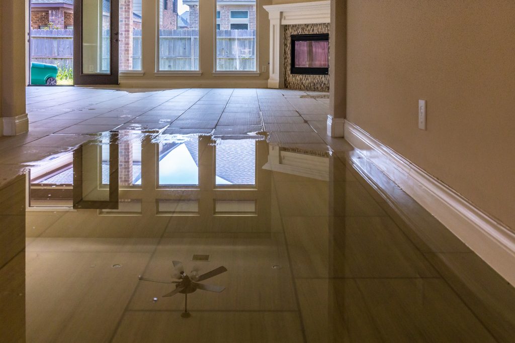 tile flooring water damage